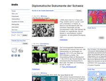 Tablet Screenshot of dodis.ch